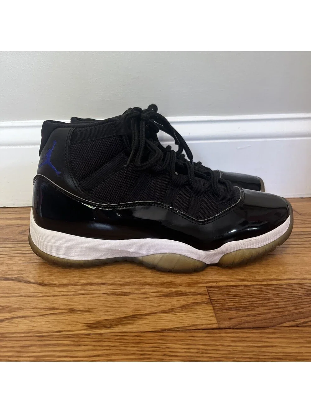 Air Jordan 11 Retro Space Jam 2016 Shoes Mens Size 8.5 Black Concord 378037-003